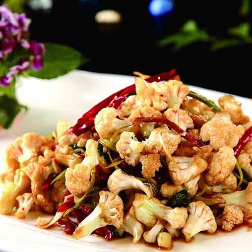 色味俱佳的干煸菜花