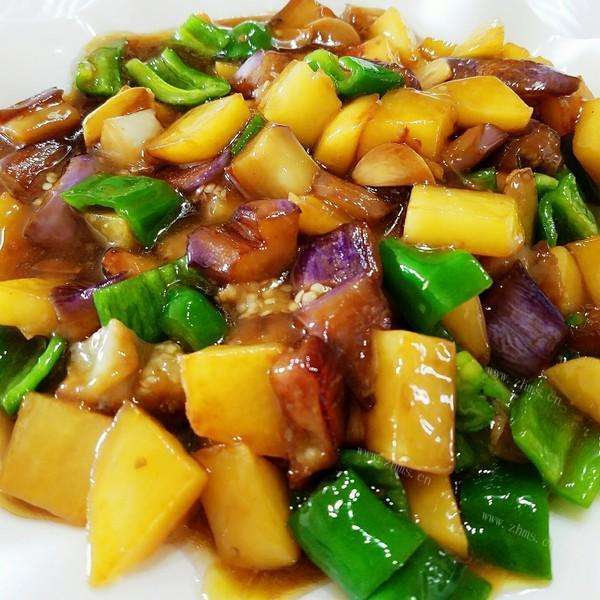 #爱美食#家常地三鲜