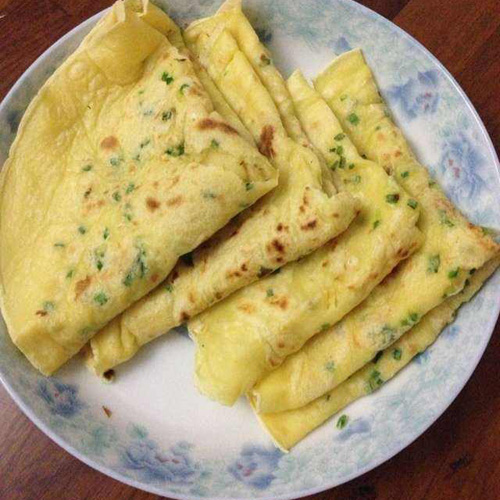 自制葱花鸡蛋饼
