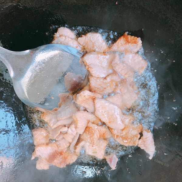 辣椒炒肉做法图解6)