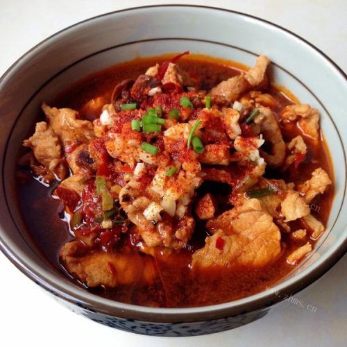 家常水煮肉片