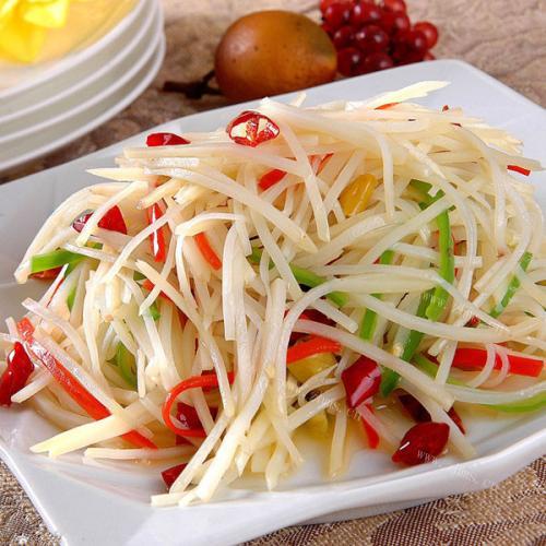 家常菜酸辣土豆丝