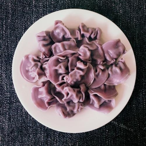 自制紫薯饺子