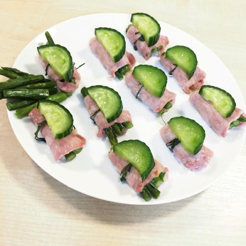 芦笋培根卷
