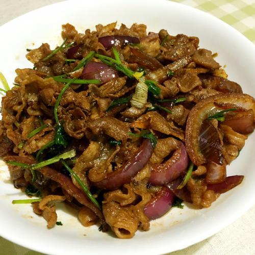 花色孜然羊肉