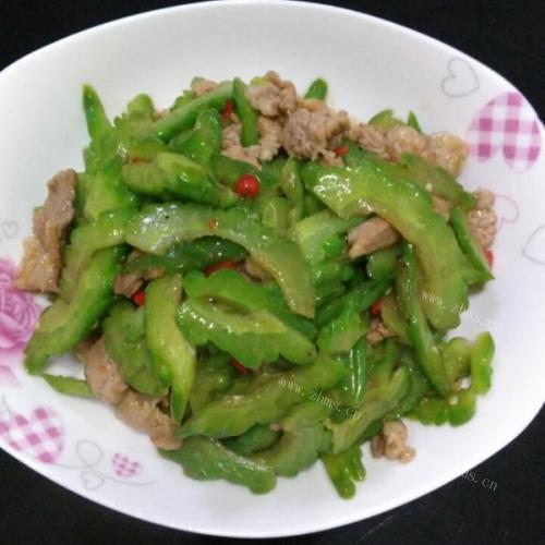 如此诱人的苦瓜肉片