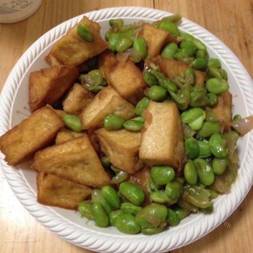 好吃的毛豆臭豆腐
