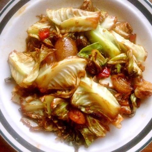 家常菜干锅包菜