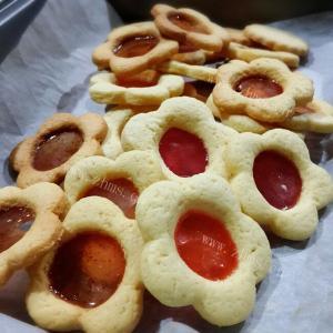 自己做的玻璃糖饼干