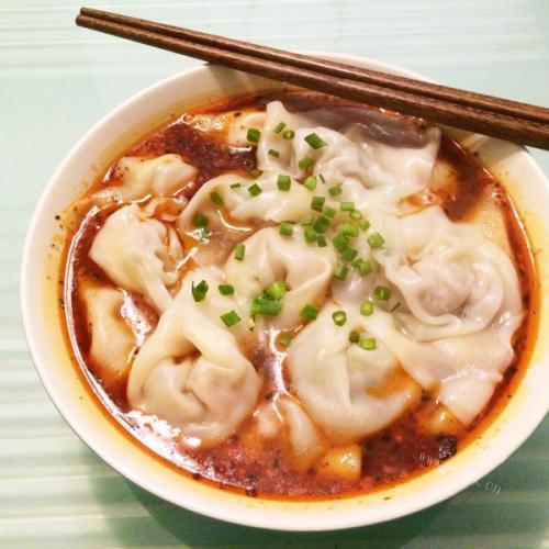 好吃的红油抄手