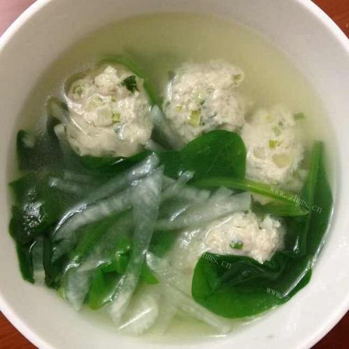 美容靓汤：瓠瓜汆丸子汤