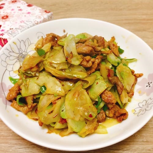 儿菜炒肉