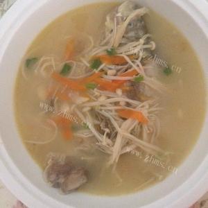 金针菇鲫鱼汤