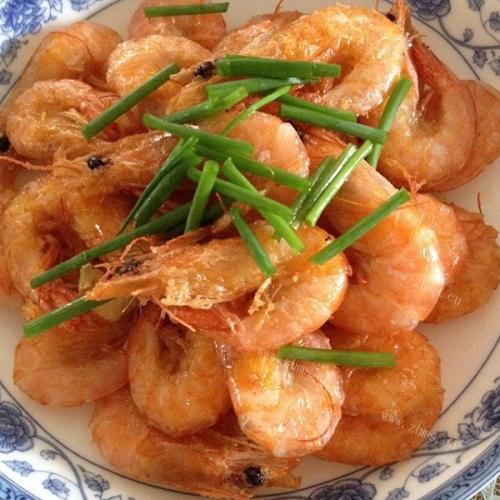很有食欲的油炸大虾