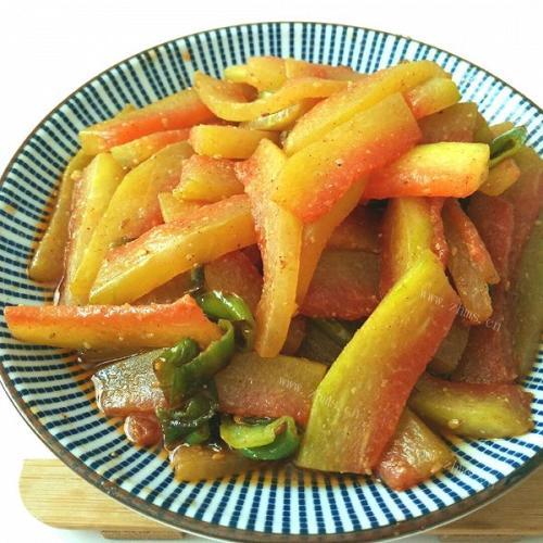家常菜炒西瓜皮