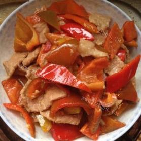 红椒炒肉-贵阳风味