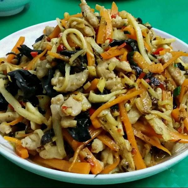 好吃的芝麻肉丝