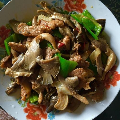 蘑菇肉片