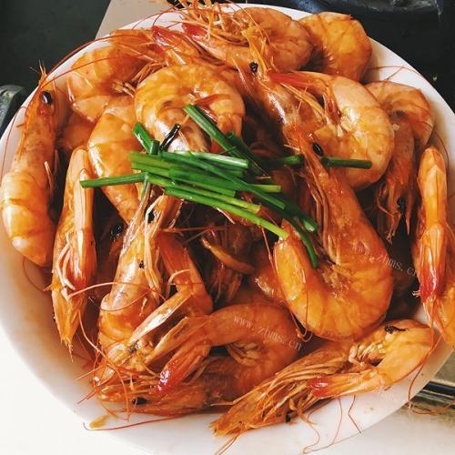 好吃的红烧虾