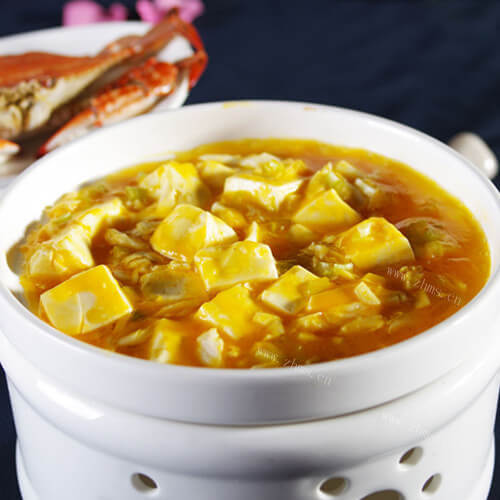 流连忘返的蟹黄豆花