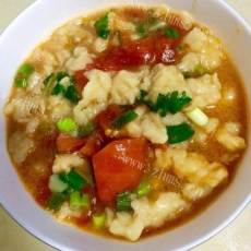 家常菜西红柿疙瘩汤