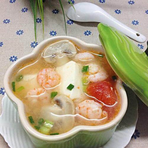 美味虾仁豆腐