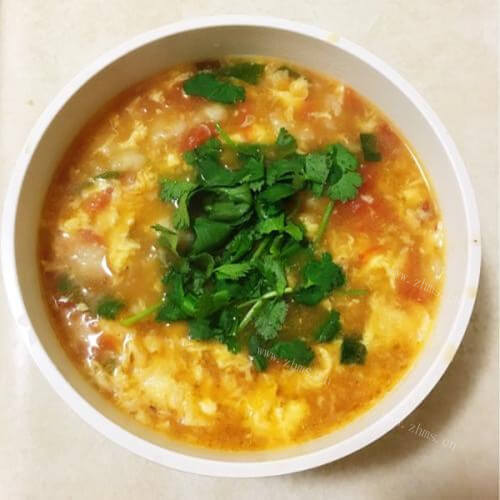 西红柿鸡蛋疙瘩汤