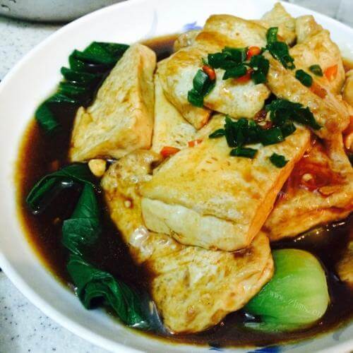 浇汁豆腐