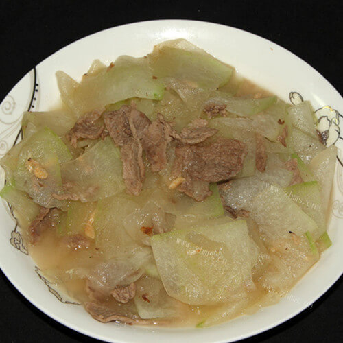 肉炒冬瓜