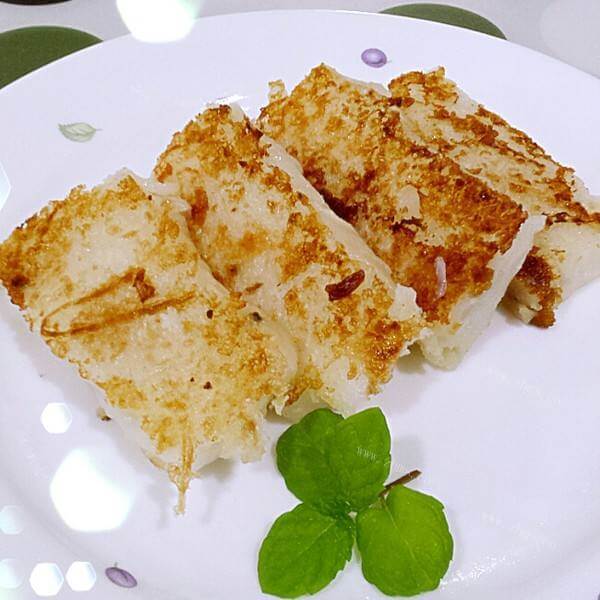 美味的腊味萝卜糕