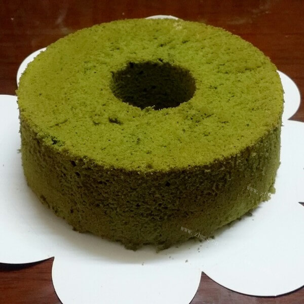 自制抹茶戚风蛋糕