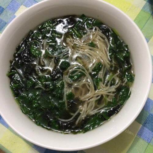 美味的紫菜面
