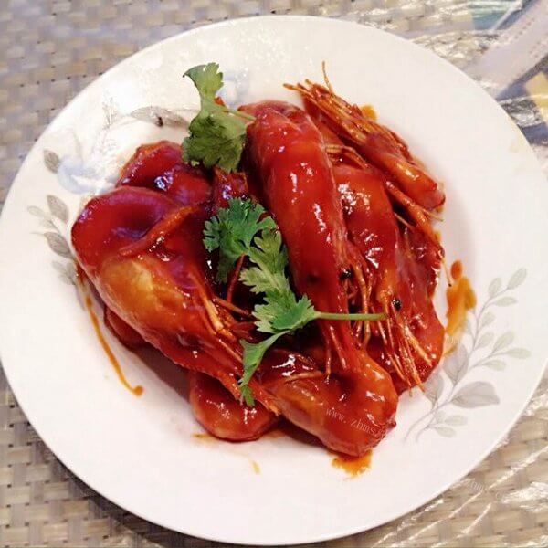 自制茄汁大虾