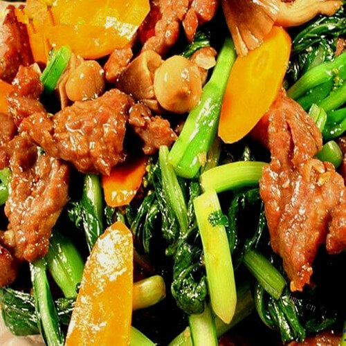 美味蚝油菜远
