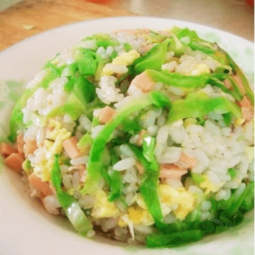 包菜炒饭