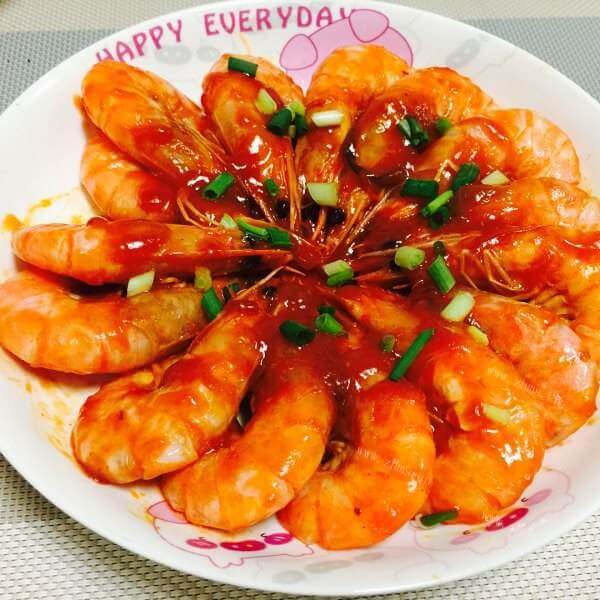 美味的红烧大虾