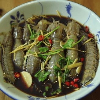 潮汕生腌虾姑秘方，早上做晚上就能吃