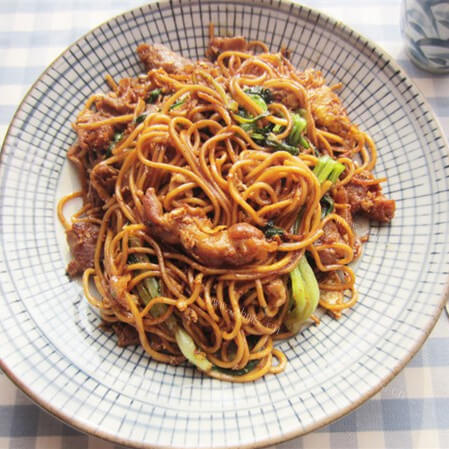美味热干炒面