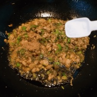 肉末豌豆的做法图解八