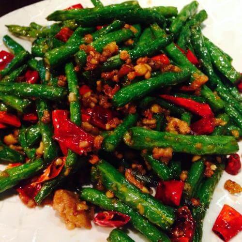 食欲满满的干煸四季豆