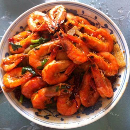 美味的香辣虾