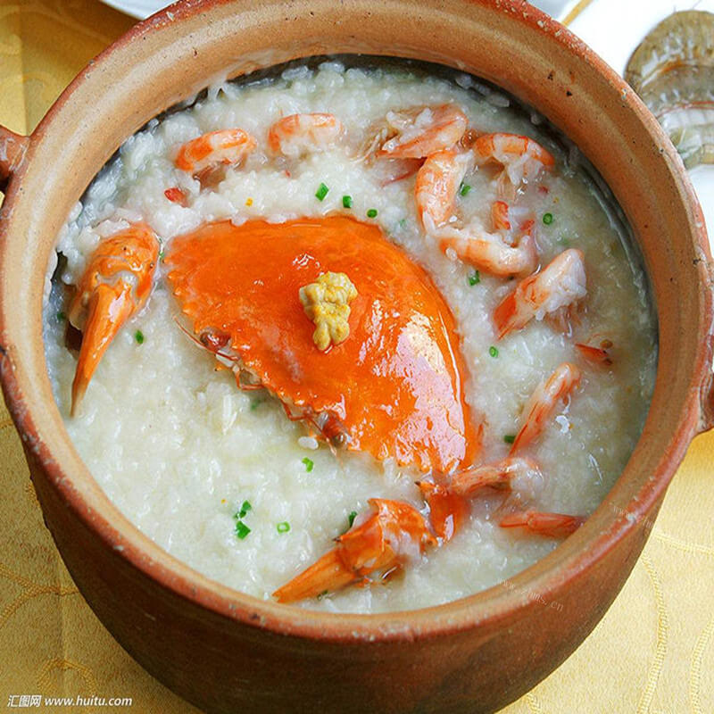 砂锅虾粥