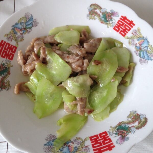健康又美味黄瓜炒肉片