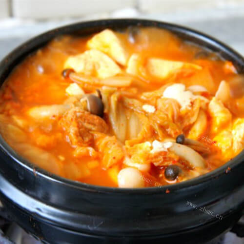 韩式泡菜豆腐汤