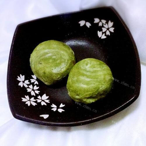 自制抹茶红豆酥