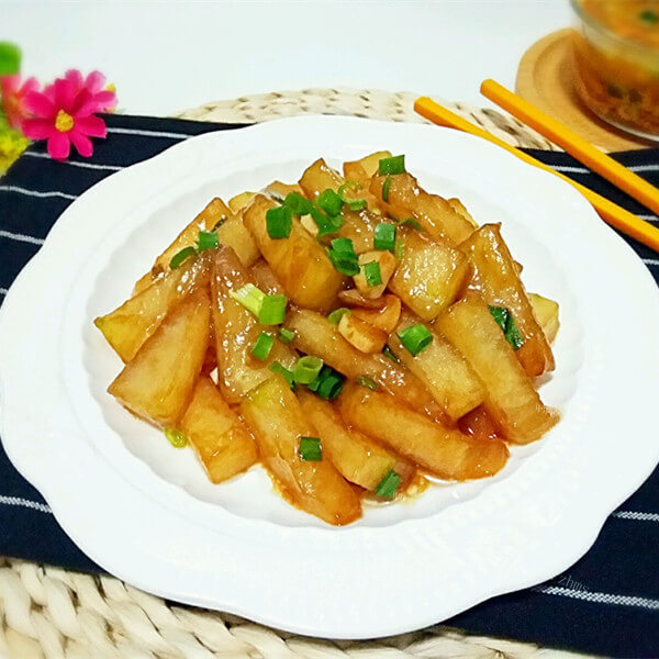 蚝油炒冬瓜