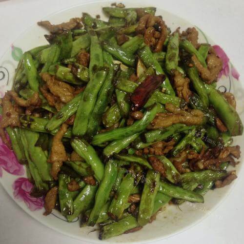 家常菜干煸豆角