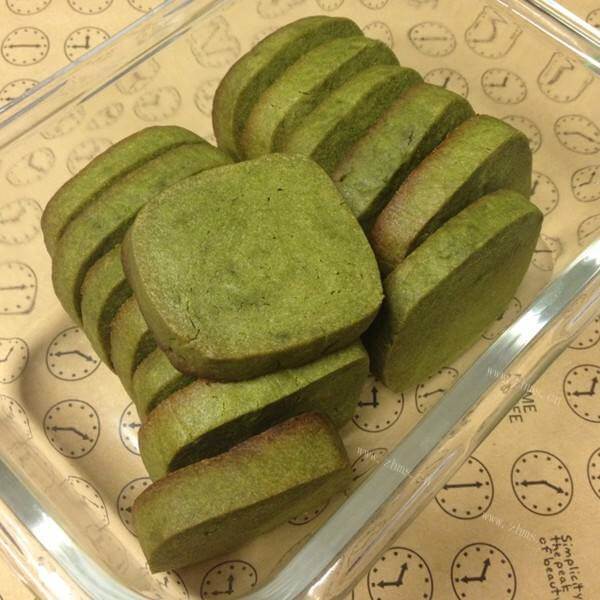 自己做的绿茶饼