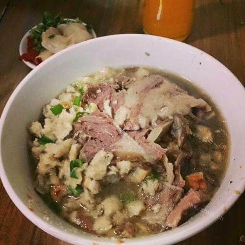 自己做的羊肉泡馍
