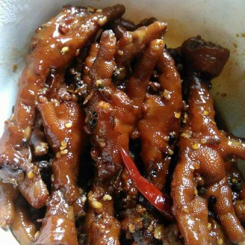 独家的虎皮鸡爪的做法
